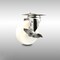 Service Caster 4 Inch 316SS Nylon Wheel Swivel Top Plate Caster with Brake SCC-SS31620S414-NYS-TLB - alternate 1